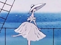 Балерина на корабле кадры