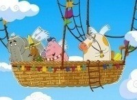 Летающие звери. Малыши и летающие звери. Машинки