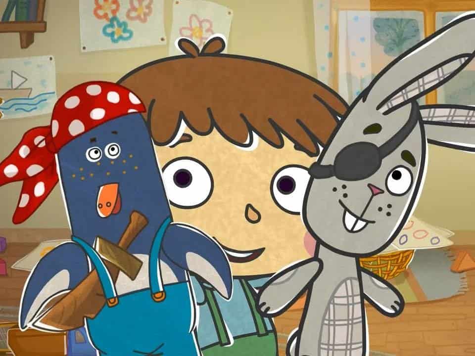 Малыши и Летающие звери Мячик