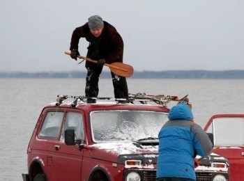 Особенности национальной подледной ловли, или Отрыв по полной кадры