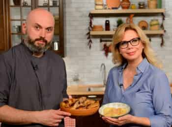 Песня грузинской кухни Суп из мацони, купаты с томатным сацебели и зеленый гаспачо по-грузински